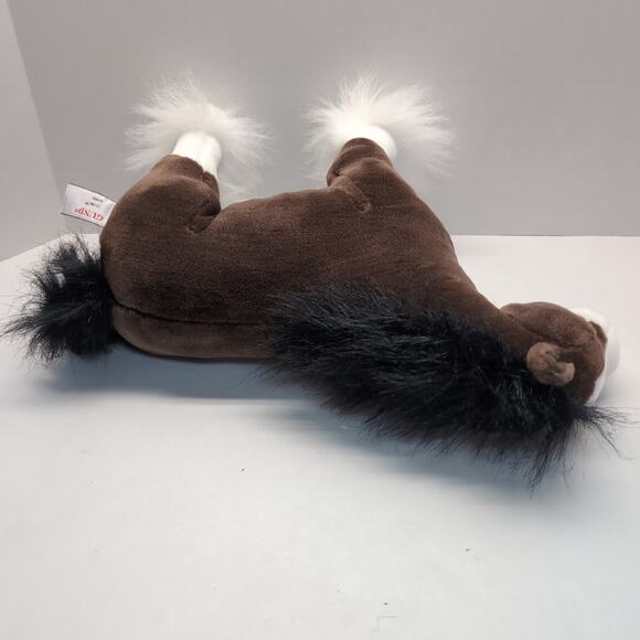 Gund Clyde Clydesdale Horse Plush Stuffed Animal 42985 Brown & White - Picture 7 of 11